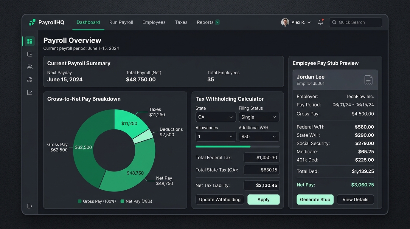 Create Your Pay Check — Financial Advisory & Salary Computation Suite
